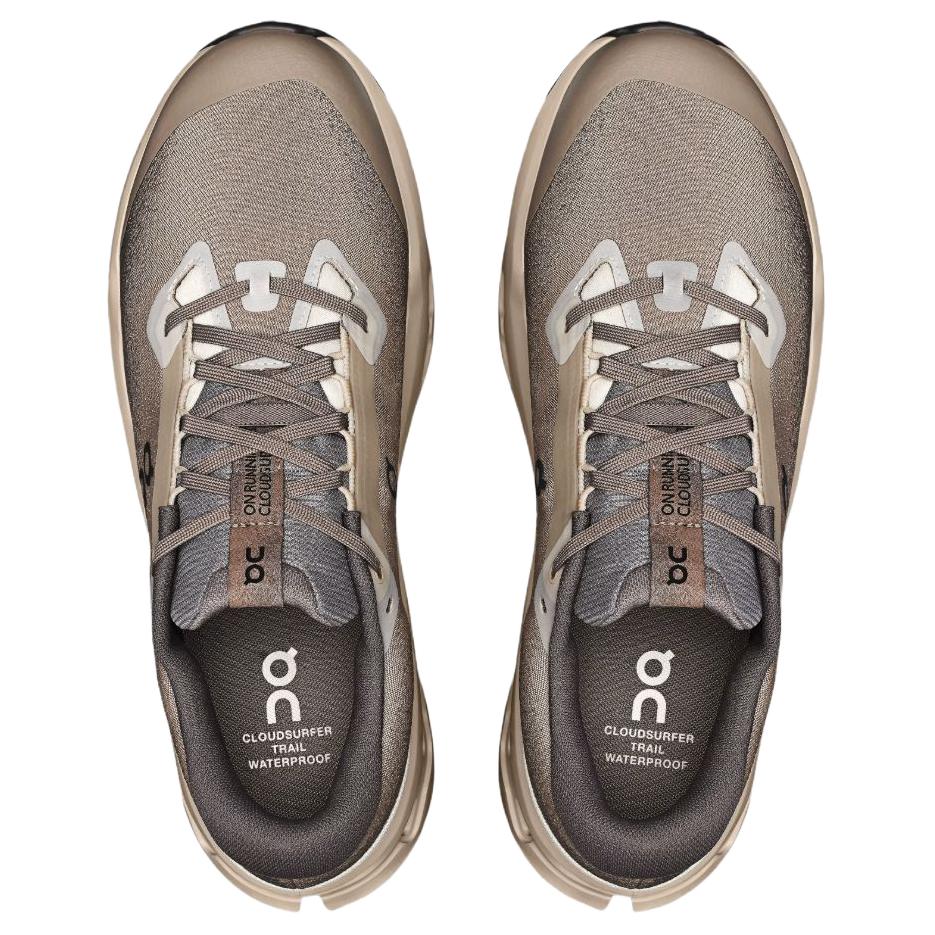 ON Cloudsurfer Trail 2 Impermeabili Cinder Desert Sneakers da Uomo Grigio 3MF30243318