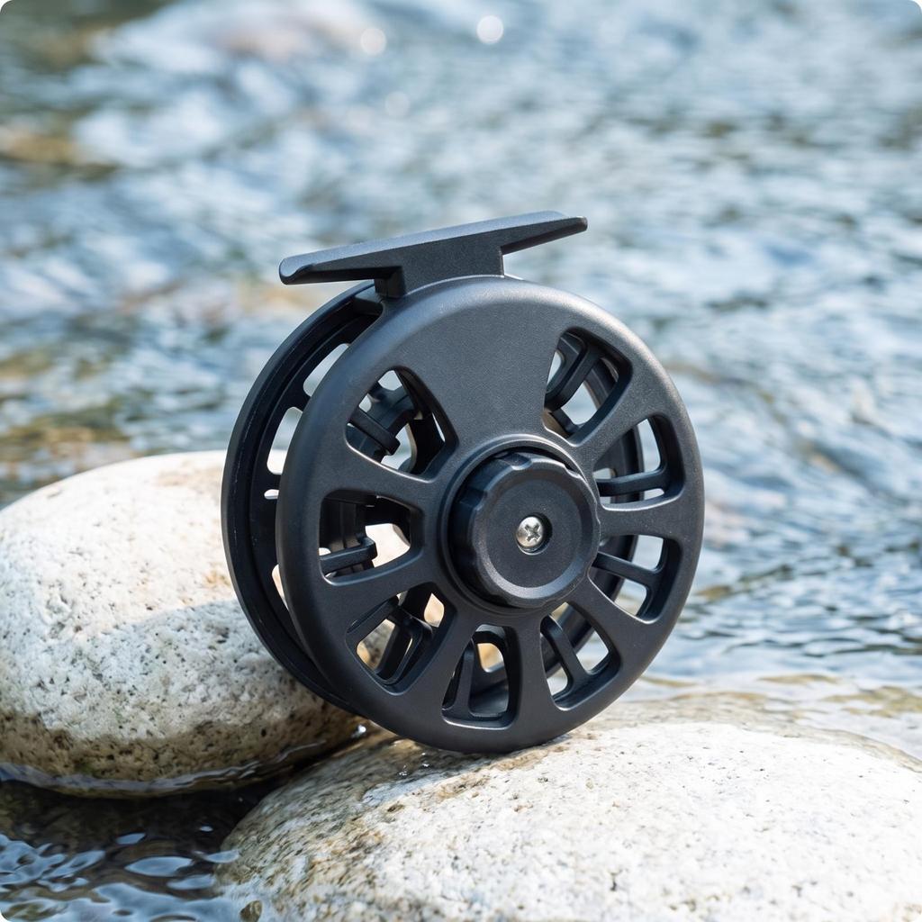 Fly Reel with Adjustable Drag Strong Fishing Reliable for Anglers