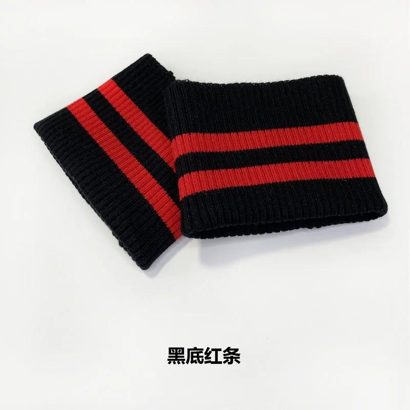 Threaded cuffs lengthening accessories Trouser hem tightening artifact Knitted Cuffs Rib Neckline Fabric Repair Elastic Band