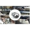 Car Motorcycles Universal 2"/2.5" Exhaust Clamp Stainless Steel Exhaust Tube Pipe Connector Joiner Sleeve Clamp Adjustable Tip