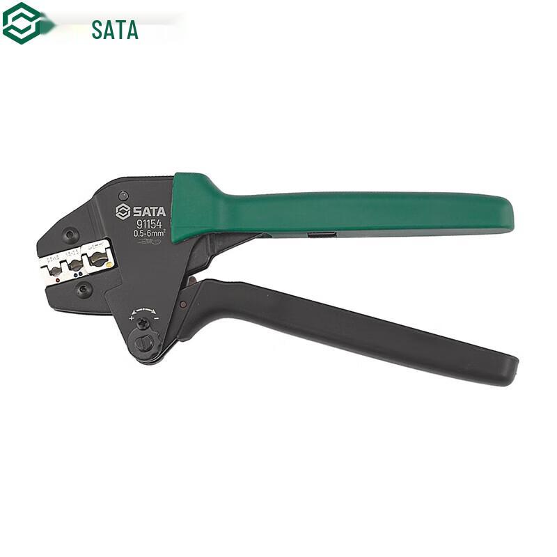 SATA Effort-Saving Insulated Terminal Crimping Pliers 0.5-6mm²