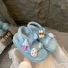 Niedliche Sandalen Damen Sommerbekleidung neue Mode lässig weiche Sohle keine müden Füße dicke Sohle erhöhend römische Strandsandalen