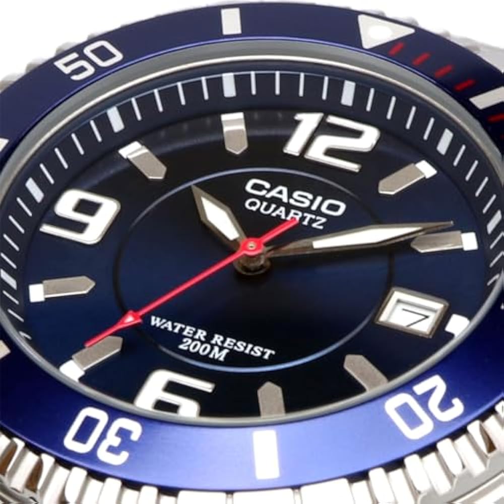 [Casio] CASIO Standard Men's Watch, Quartz, 20 ATM, Waterproof, MTD-1053D-2AV, Blue, Overseas Mod...