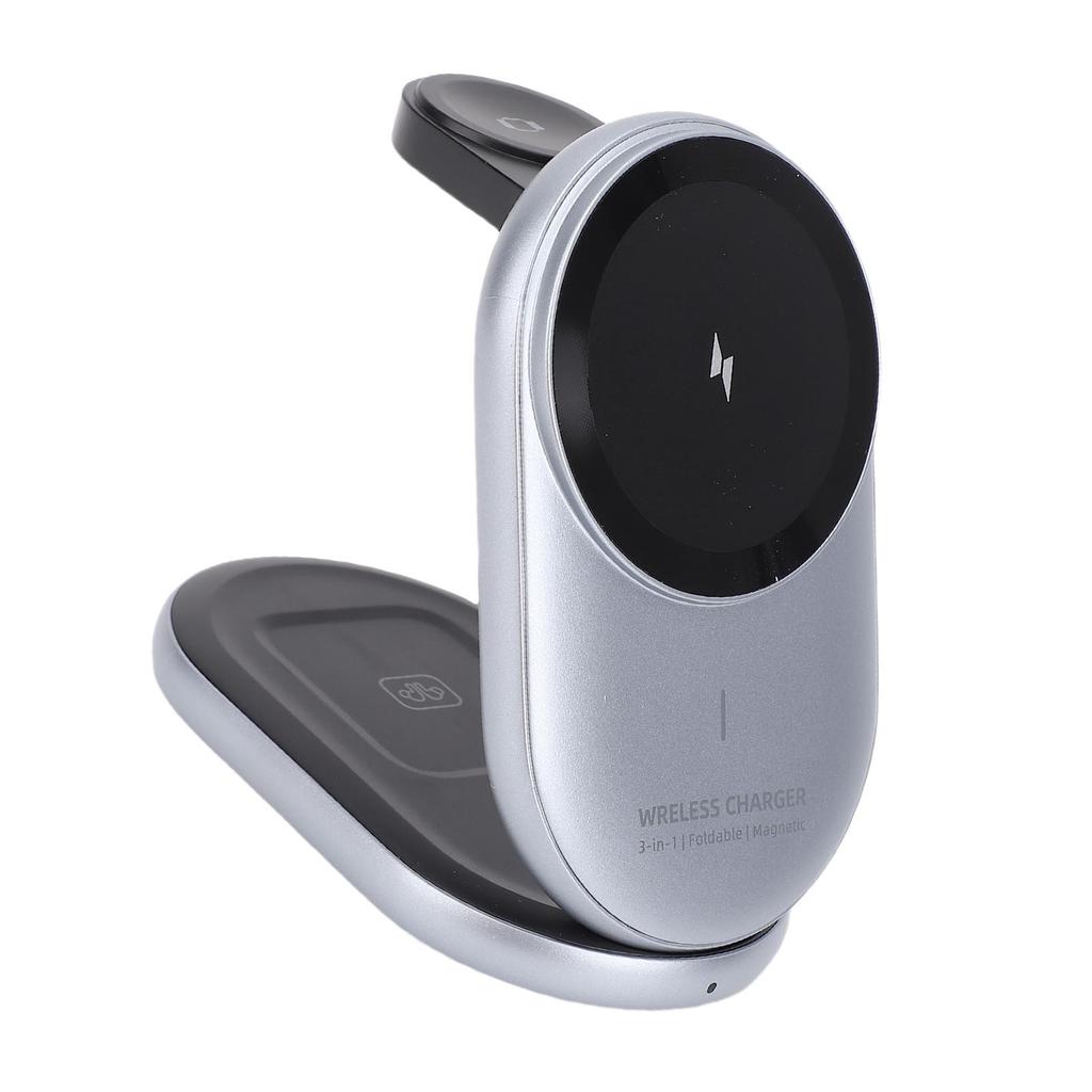 Wireless Charging Station Multifunctional 15W Fast Charging Wireless Charger for Phone Watch Earphone