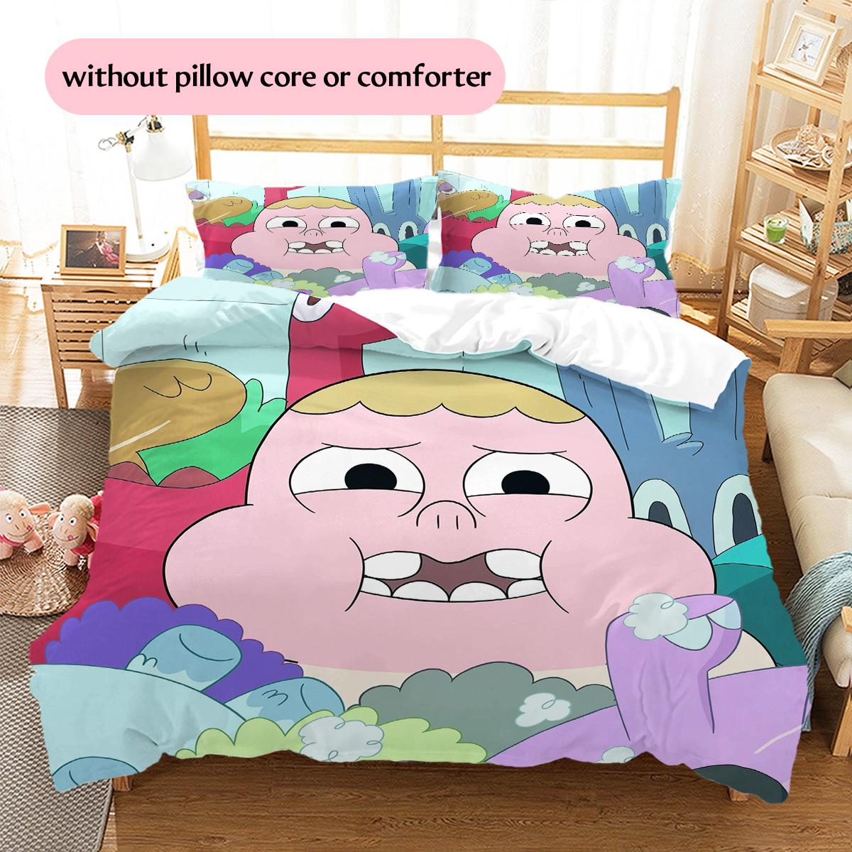 

Pooh Pattern Bedding Quilt Set Home Decoration Gift (1 * duvet cover + 2 * pillowcase without core) 135x200cm