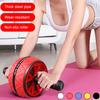 Neuester Bauchmuskelroller Kein Geräusch Bauchrad Bauchroller Dehnungstrainer für Arm Taille Bein Training Fitnessstudio Fitnessgeräte Hohe Qualität Praktisch Tägliche Nutzung