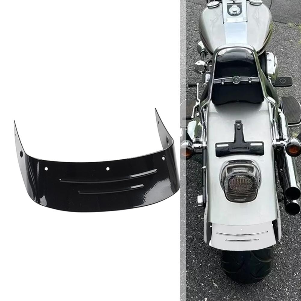 Rear Fender Mudguard Tip Cover Trim w/ Bolts For Harley Touring Fat Boy Anniversary FLSTF FLSTFI FLSTFI-ANN 2007-2018