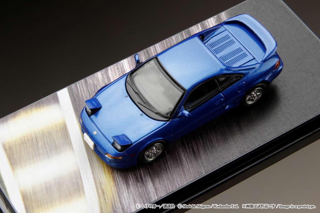 Hobby Japan Scale Toyota MR2 D VS Takumi Kai Kogashira with Driver Figure HJ643045D 1/64 (SW20) G-Limited/Initial Fujiwara, (Finished Model)