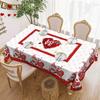 Romantic Love Rose Tablecloth, Valentine'S Day Dwarf Round/Rectangular Tablecloth Love Leave-In Light Luxury Tablecloth