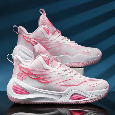 Neu Männer Basketball Schuhe Original Atmungsaktiv Komfortable Nicht-Slip Training Sport Basketball