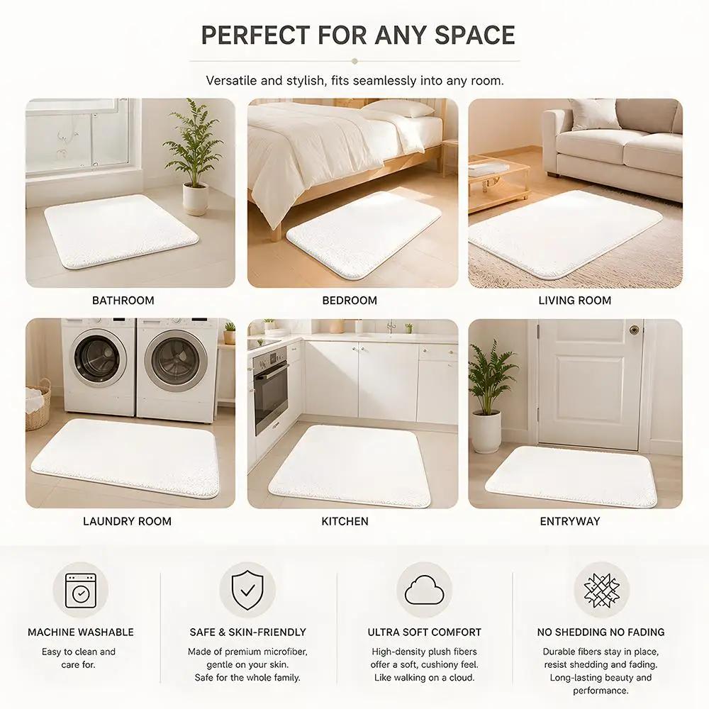 Anime Hot D-DRAMAtical MurderS Floor Mat Floor Mat Soft Flannel Non-Slip Door Rug for Living Room