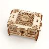 1Pc 3D Wooden Puzzle Treasure Box DIY Craft Mechanical Gift for Puzzle Lovers