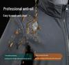 Unisex Windproof & Waterproof Softshell Jacket with Stand-up Collar - Custom Logo Embroidery Available