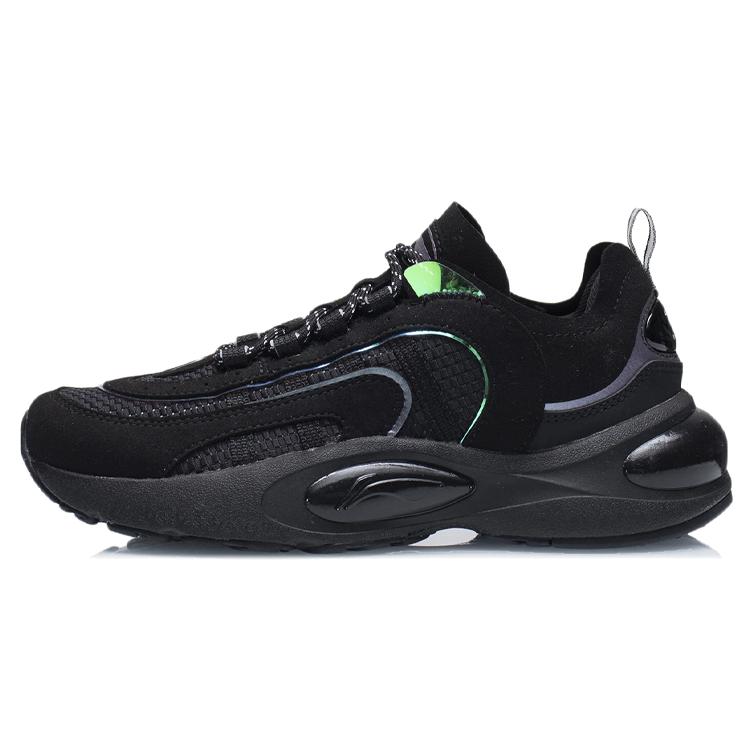 

Li Ning V8 Support Cushioning Abrasion Resistant Low top Running Shoes Women s Black ARHQ172-5 36