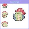 Adorable Cute Frog Mushroom Design Alloy Brooch Pin Perfect For Coats And Hats
