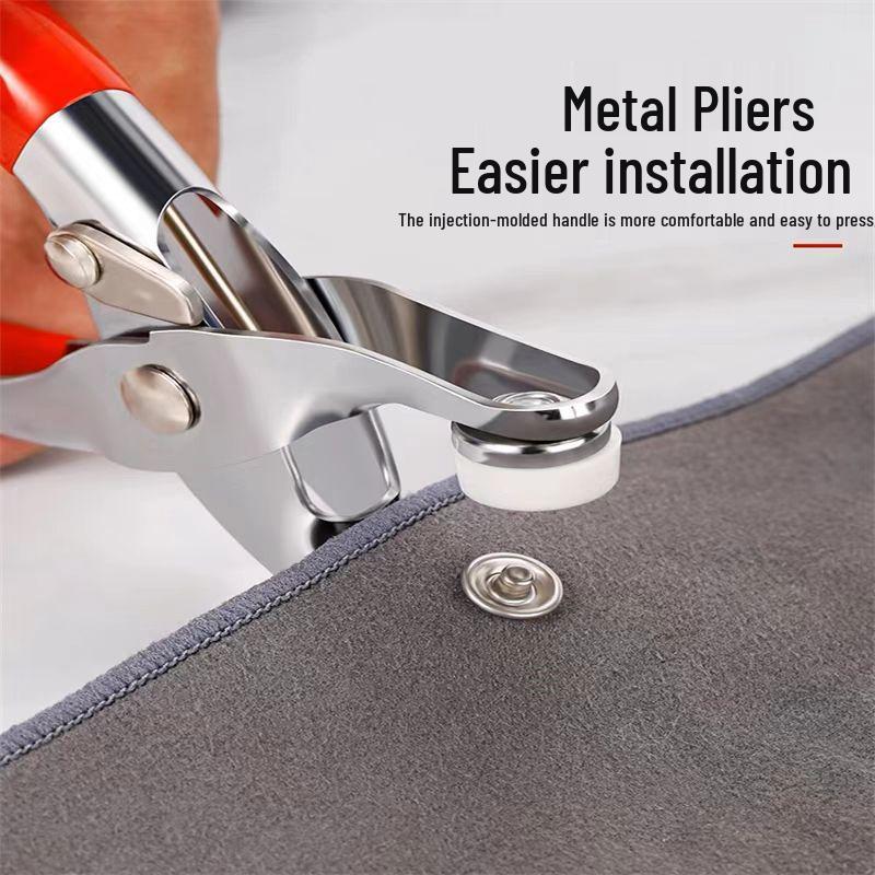 Five-Claw Concealed Buckle Set: No-Seam Nail Button Tool for Baby Clothes, Colored Metal Invisible Snap Buttons.