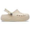 Crocs Baya Platform Clog EVA Clogs 4.1cm Women's Winter White 208186-11S