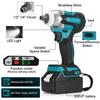 2 In1 388VF Electric Impact Wrench Brushless Wrench +Sleeve 800 N.M 4000rpm Battery Li-ion Battery Drill Installation Power Tools 110-240V