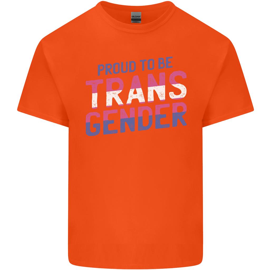 Proud to Be Transgender LGBT Unisexs Light Cotton TShirt