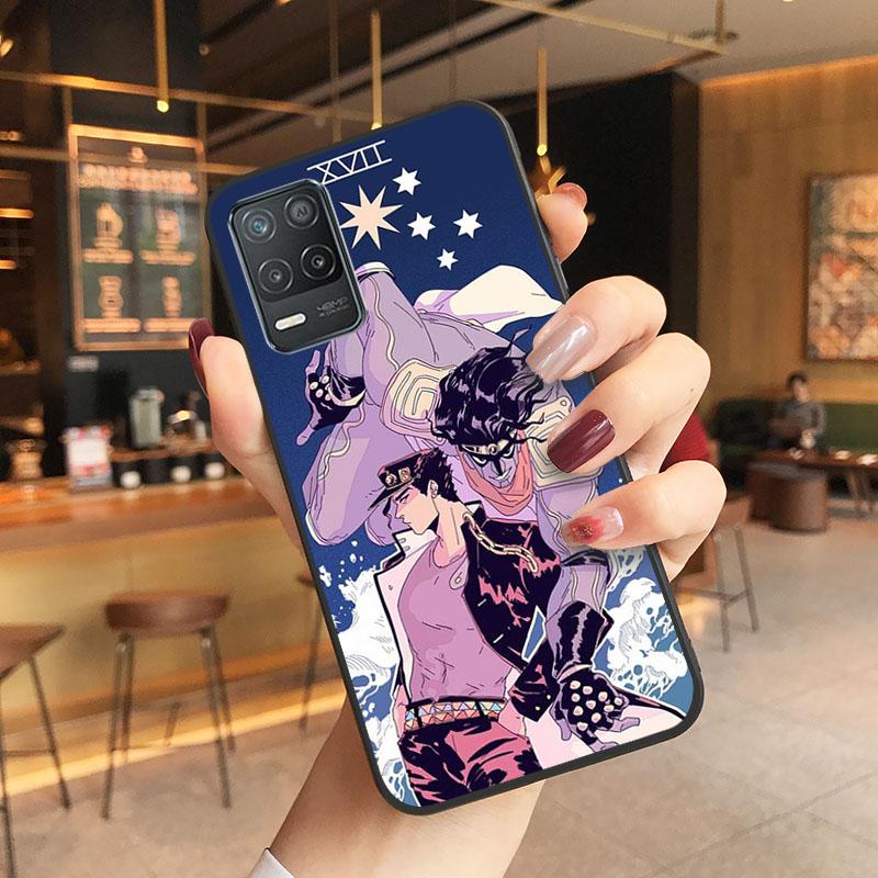 JoJo Bizarre Adventure Phone Case for OPPO Realme GT 2 Pro X2 Pro XT C25S 8 7 6 Pro 6i GT Master C3 C21 C21Y C11 X3 SuperZoom