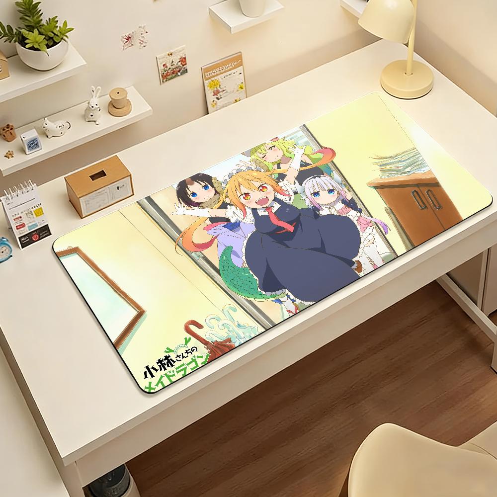 Miss Kobayashis Dragon Maid Mouse Pad Computer Laptop Rubber Nonslip Mouse Mat Mousepad Gamers Decoracion Desk Mat SBD400x800x2mm