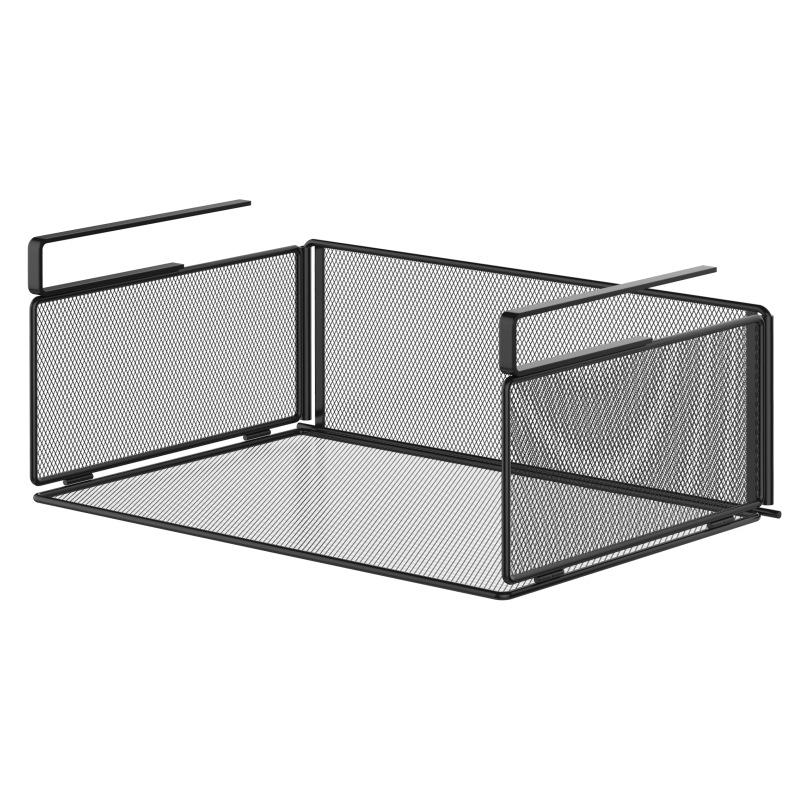 Foldable Under-Cabinet Metal Mesh Storage Basket