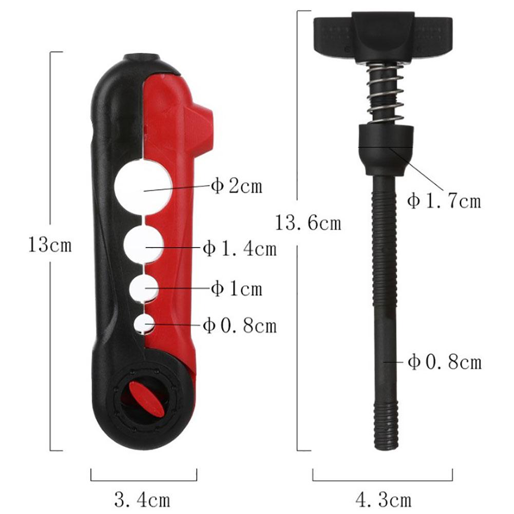 Mini Fishing Line Spooler Adjustable Portable Fishing Line Winder Machine For 0.8"/ 0.5"/ 0.4"/ 0.3" Rods