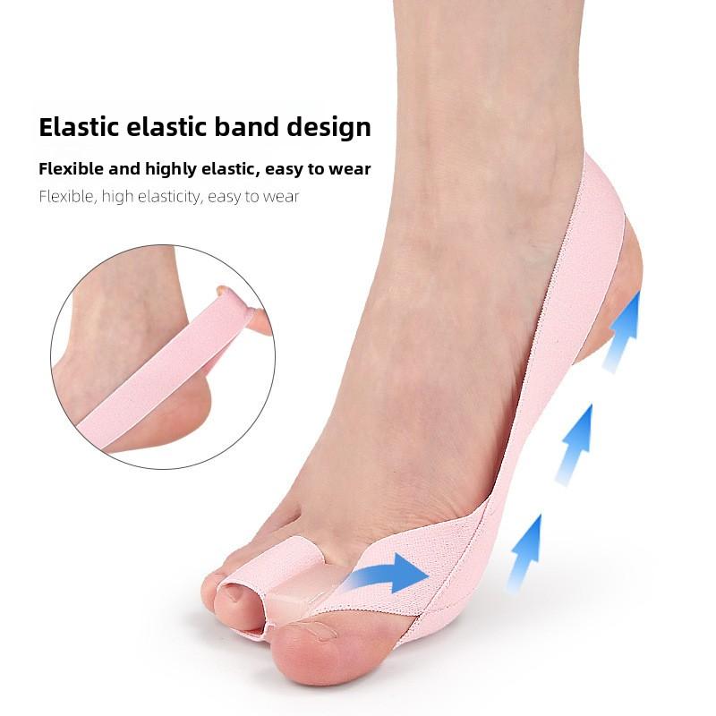 Unilateral Stretching Thumb Valgus Day and Night Wearable Shoes SEBS Collar Split Toe Overlap Toe Split Tension Band