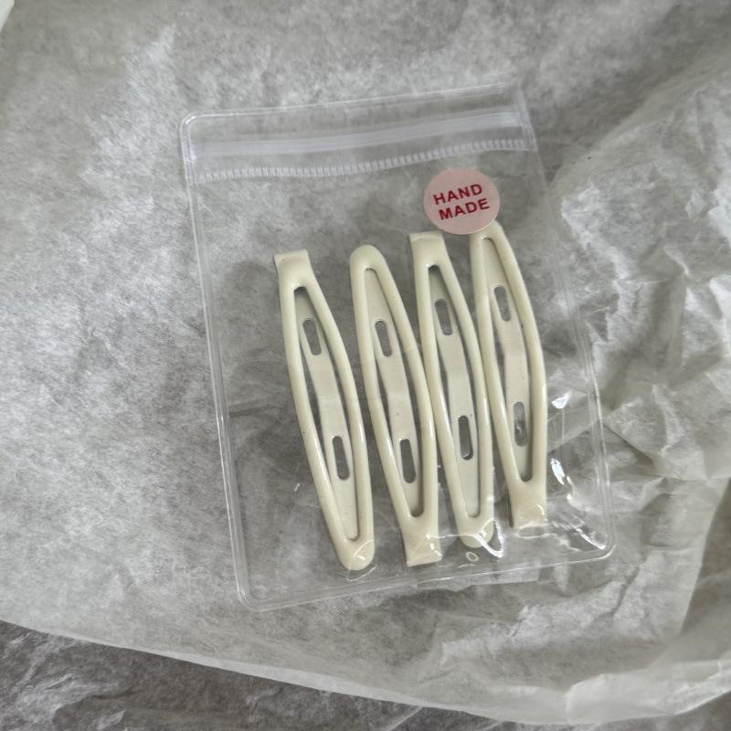 Cute Oil Drop Pea BB Clip Set Broken Hair Bangs Clip Basic Face Wash Makeup Hairpin Edge Clip Hair Accessories