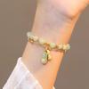 Elegant Hetian Jade & Peanut Women's Bracelet - Ideal Gift for Mother's Day, Birthdays, and Christmas