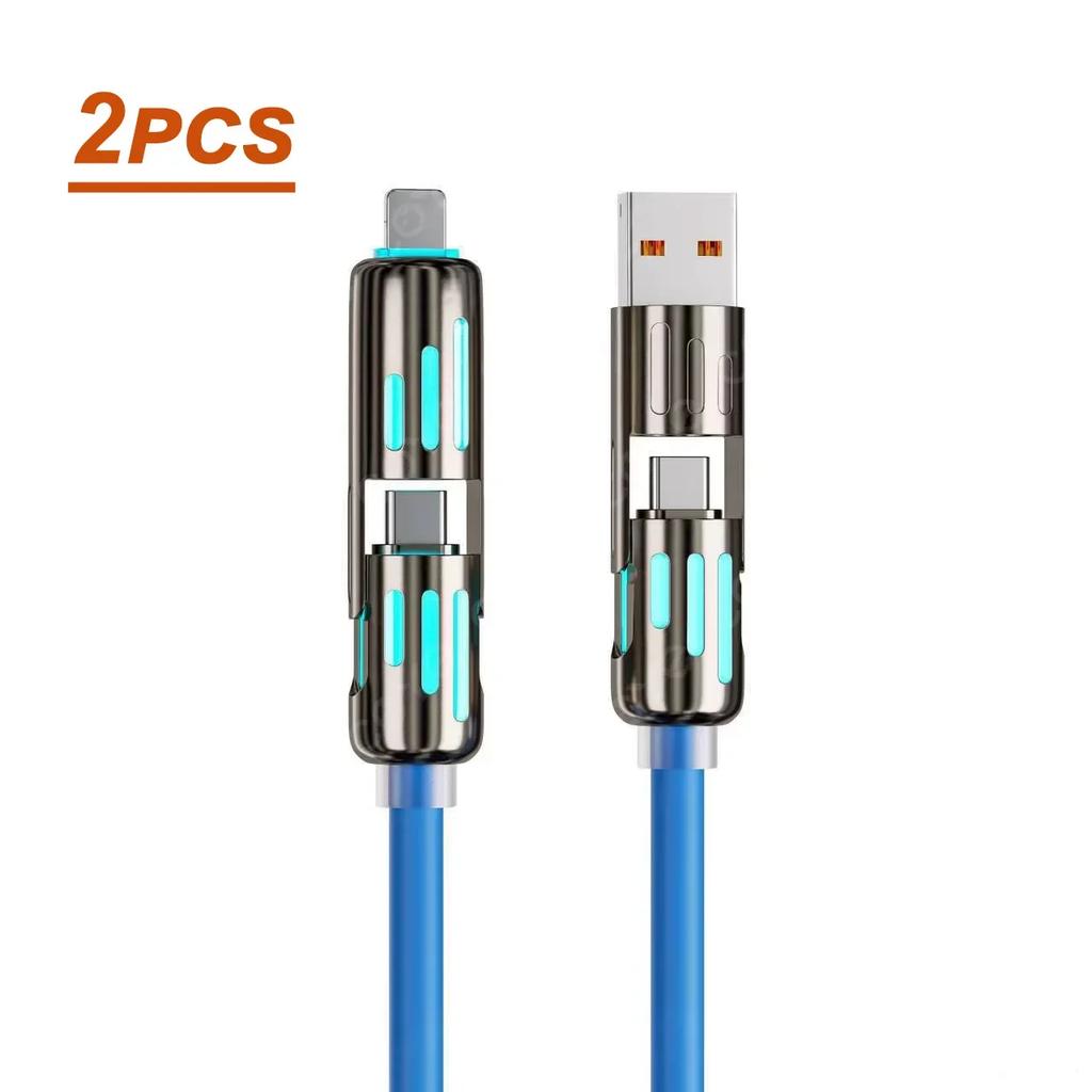 USB Type C lightning-Макс. 240 Вт Быстрая зарядка и Синхронизация данных MFISH 4-в-1 Мульти- USB-кабель для 16/15 iPad