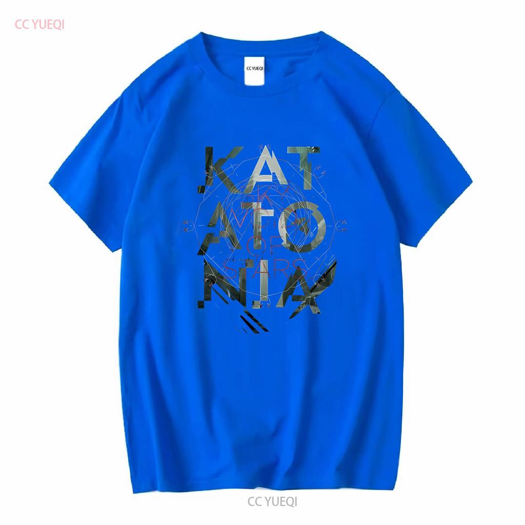 Ny Katatonia Sky Void of stars Män Svart Alla storlekar skjorta ND1758 långärmad vintage Tvättad Andningsbar Casual Lätt homme