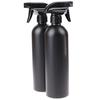 2 x 500 ml schwarze Kunststoff-Triggerflasche, Auto-Reinigungsspray, Multifunktionsflasche