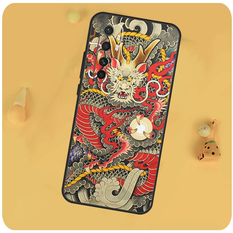 Chinese Dragon Cover For Xiaomi 14T Pro 13 14 15 Ultra 11T 12T 13T POCO X7 Pro X3 X5 F5 F6 M6 X6 Pro Case