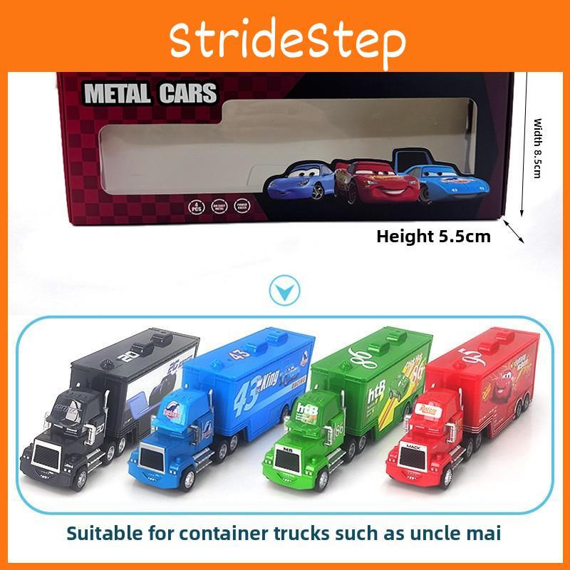 Cars Mcqueen Lightning Alloy Toy Car Set For Childrens Cartoon Gift Fun Box