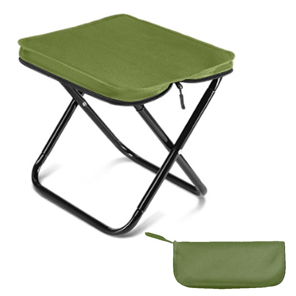 Foldable Outdoor Chair with Mesh Bag Portable Backpack Stool 198Lbs Load Capacity Lightweight Foldable Chair for Camping Fishing