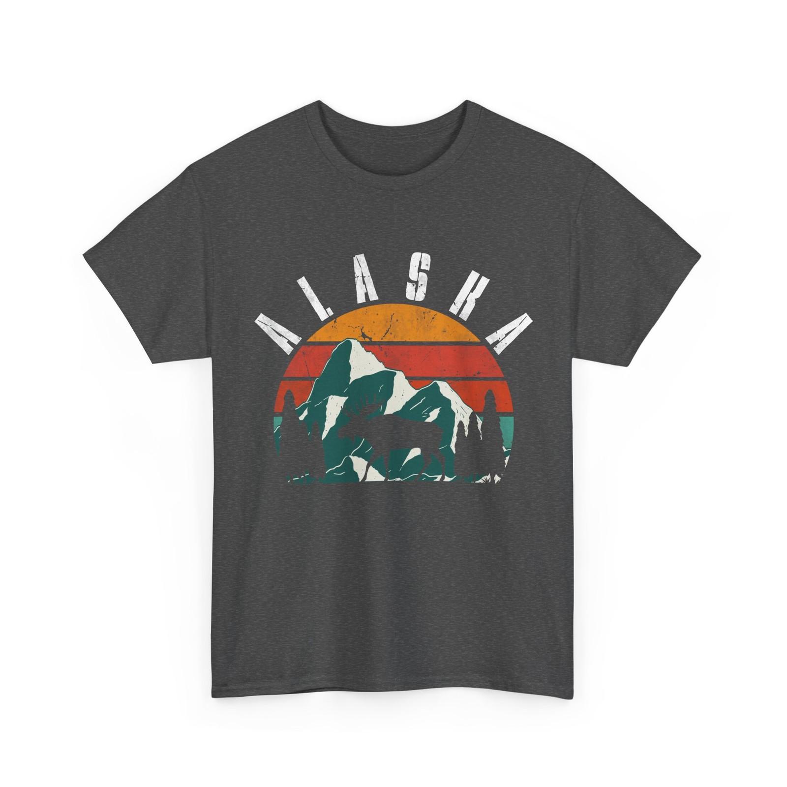 Alaska Shirt, Wildlife Nature Animals Lovers Men T-Shirt XXXL