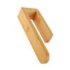 No Drill Wooden Towel Rack Adhesive Bathroom Organizer Waterproof Hanging Shelf for Kitchen Laundry Room