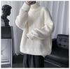 Men's Deer Plush High Collar Sweater – Hong Kong & Japanese Style Student Favorite