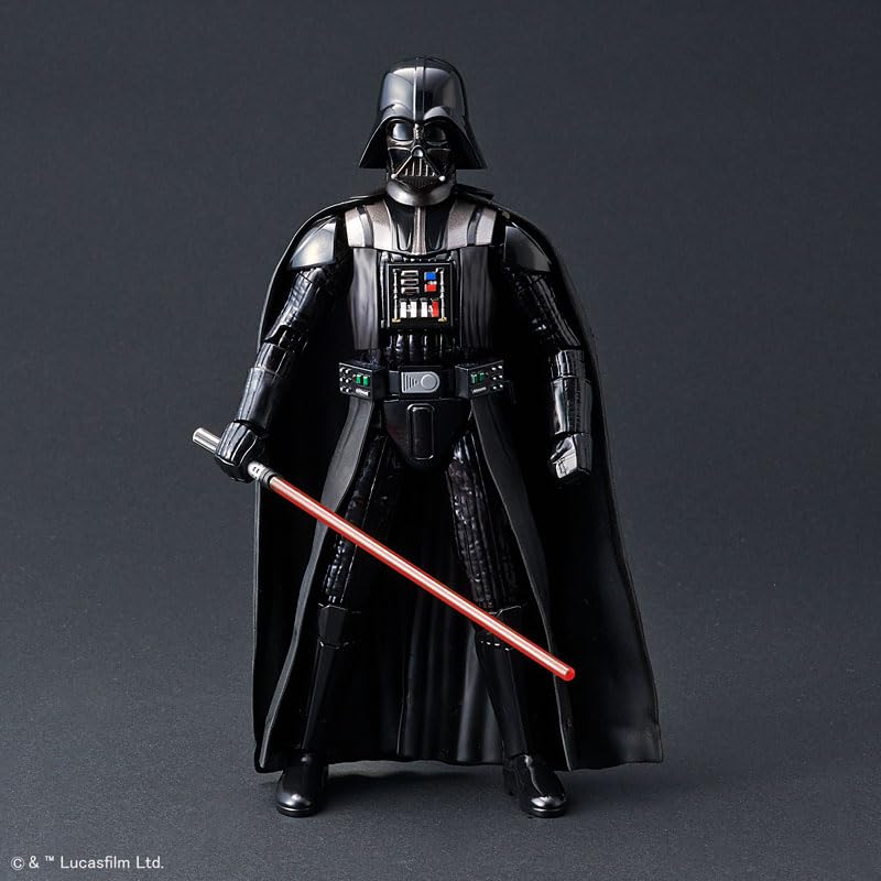 BANDAI SPIRITS Star Wars Darth Vader Plastic Model Packaging 1/12 Pre-Colored (New Version)