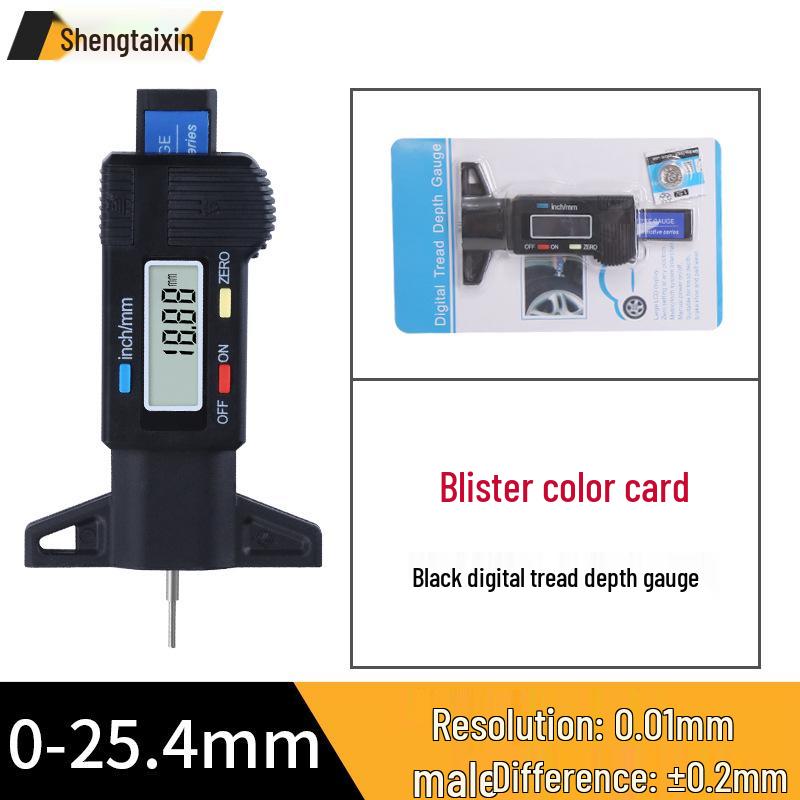 Shengtai Xin Digital Caliper 0-25mm Tread Depth Gauge