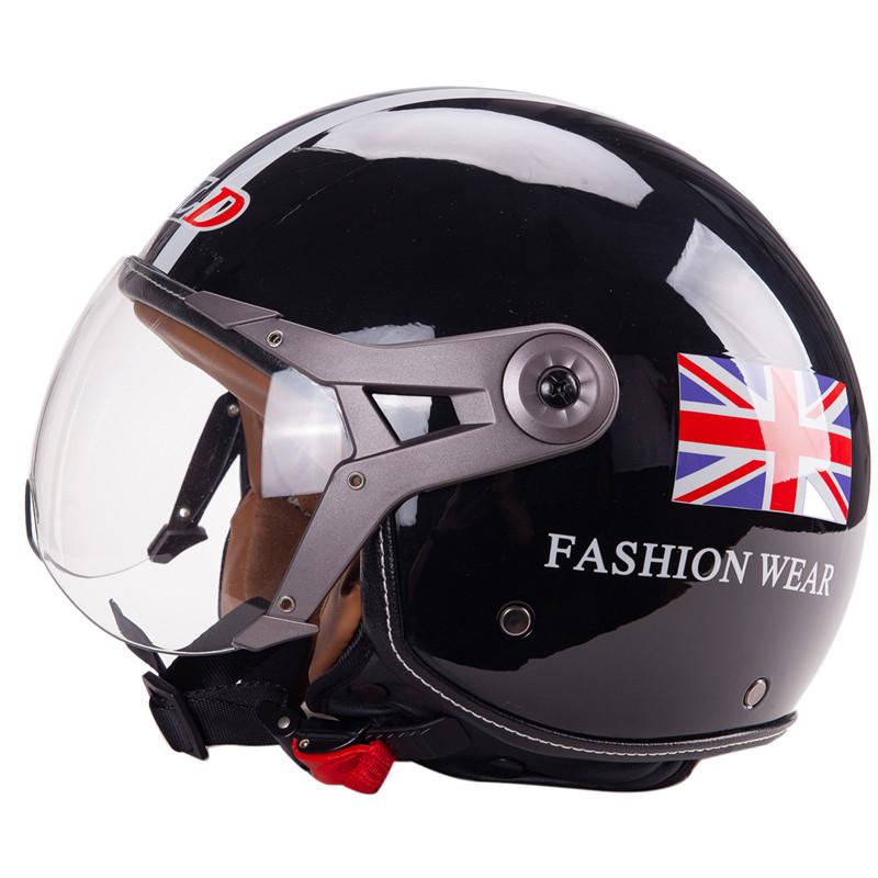 Motorcycle Retro Helmet Unisex Four-season Electric Car Half Helmet