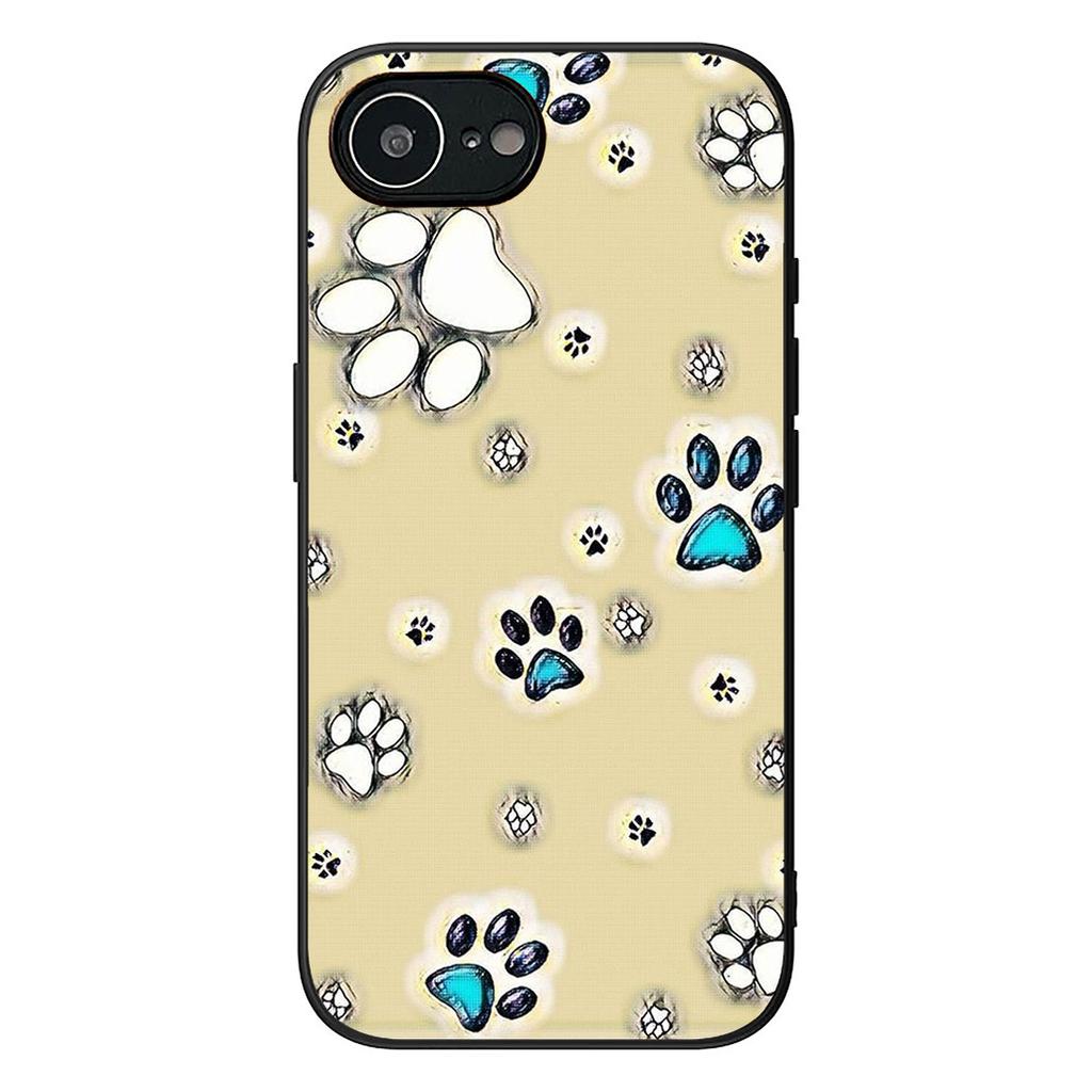 Cute Dog Cartoon Paw Cat Protective Cover for Apple iPhone 12 13 Mini XS 11 Pro Max 7 8 Plus XR SE 2022 SE3 + 8+ Phone Case