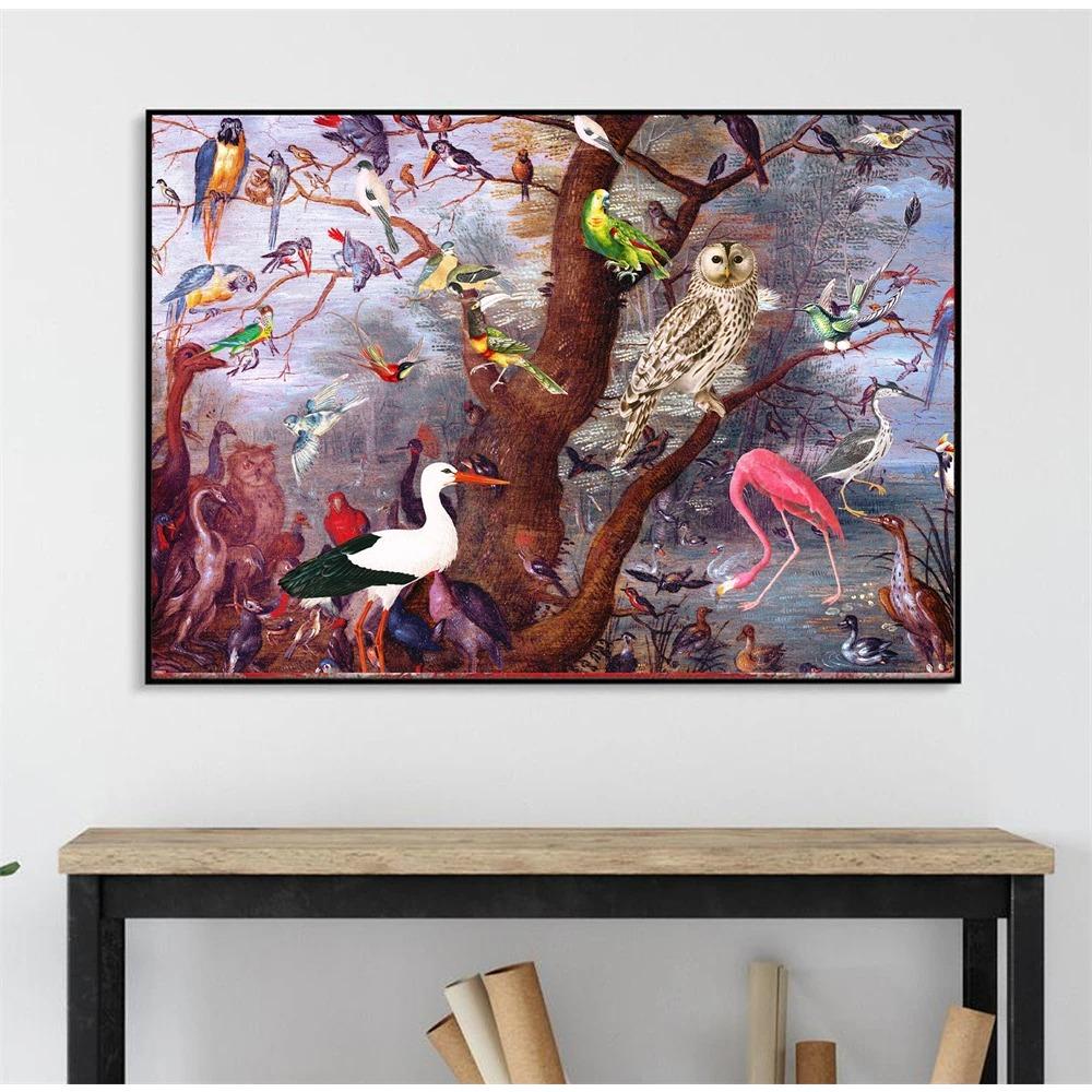 Fuuny Bubblegum Woman Portrait Prints Quirky Feminist Print Canvas Painting Altered Renaissance Portrait Art Canvas Painting 21X30CMNo Framed