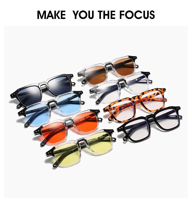 Square Sunglasses Trend Retro Trend Men'S And Women'S Fashion Sunglasses 18058 Sunglasses