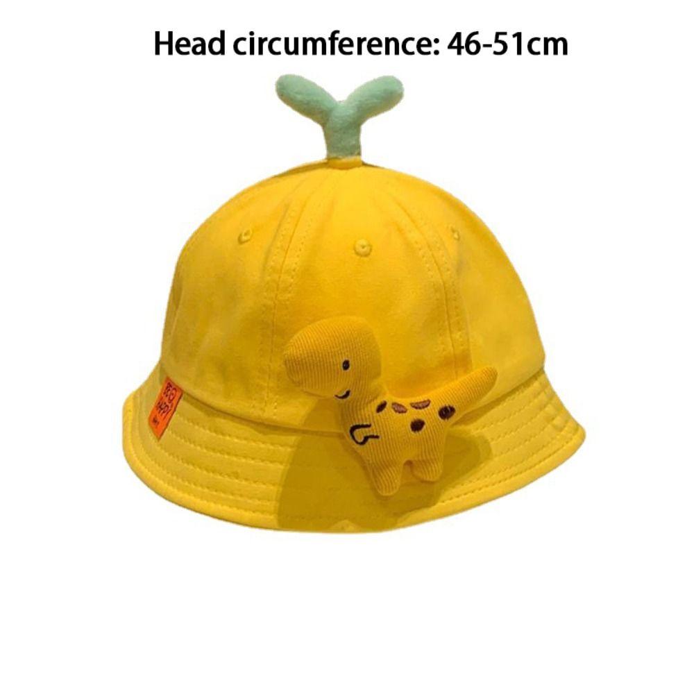 Casual Fisherman Hats Cartoon Dinosaur Sunshade Hat New Bucket Hat  Spring Summer