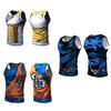 Goku VEGITA Saiyan Freeza Armor Top Tank Sleeveless Kickboxing Muay Thai MMA Sport 3D Print JAPAN CARTOON ANIMATION Training Unisex Round Neck