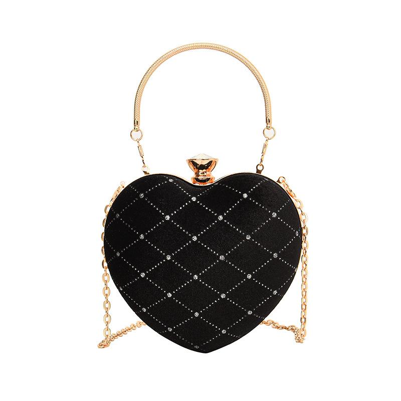 

Heart Shape Handbag Womens Red Wedding Purse Woman Evening Party Hand Bags Cute Chain Crossbody Bags Heart Shaped Bag