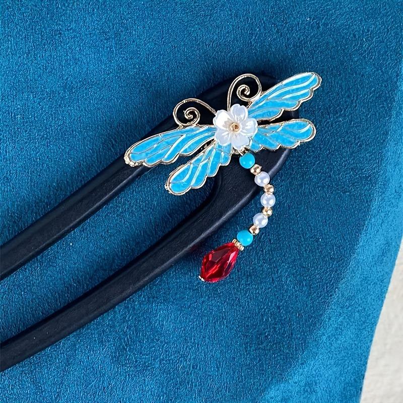 New Chinese style U-shaped disc-shaped hairpin with exquisite styling, women's styling, fixed headband, hairpin