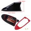 Shark Fin Antenna Universal Car Radio FM/AM Signal Amplifier Decorative Roof Aerial Base Sticker for SUV Sedan Auto Tuning
